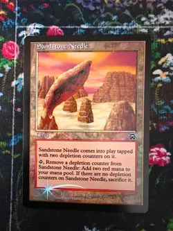 MTG Foil Sandstone Needle from Masques - Image 1