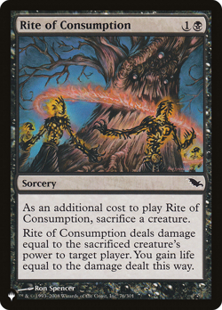 Rite of Consumption #76 | Near Mint | The List Magic MTG - Image 1