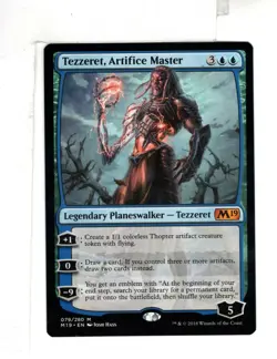 MTG SkeenAB Tezzeret Artifice Master from M19. NM. - Image 1