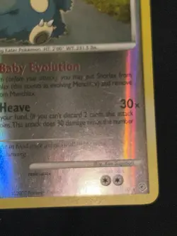 NM/LP Condition Munchlax Reverse Holo Rare Diamond Pearl Base Set 33/130 Pokemon - Image 4