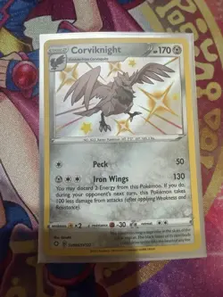 Corviknight - SV089/SV122 - Pokemon Shining Fates Sword Shield Shiny Rare NM - Image 1