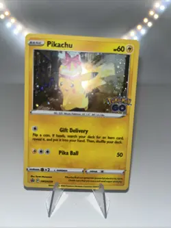 Pokemon Go Pikachu Holo Black Star Promo SWSH234 Pokemon TCG - Image 2
