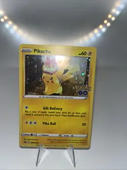 Pokemon Go Pikachu Holo Black Star Promo SWSH234 Pokemon TCG - Image 3