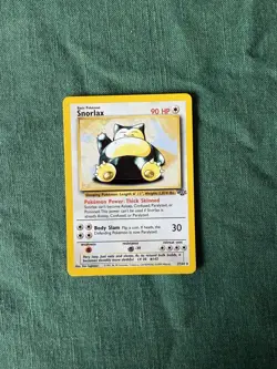 Pokemon TCG Jungle Unlimited Snorlax 27/64 Non Holo NM/LP Rare WOTC - Image 1