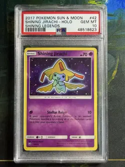 Pokemon Shining Legends Shining Jirachi Holo #42 PSA 10 Gem Mint - Image 1