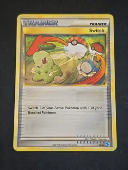 Switch (Gyarados) 28/30 HGSS Trainer Kit: Gyarados & Raichu Regular Pokemon MP - Image 1