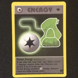Potion Energy 82/82 1st Edition Team Rocket 2000 Pokemon TCG WOTC Near Mint - Image 1