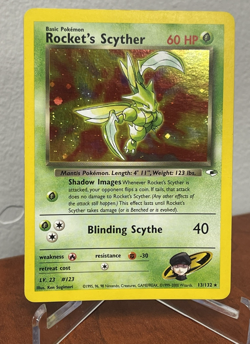 Pokemon Rocket's Scyther Gym Heroes 013/132 Holo Rare MP+ - Image 1