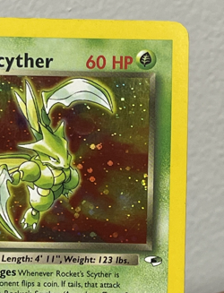Pokemon Rocket's Scyther Gym Heroes 013/132 Holo Rare MP+ - Image 4