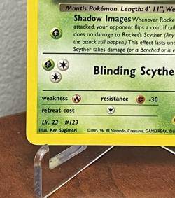 Pokemon Rocket's Scyther Gym Heroes 013/132 Holo Rare MP+ - Image 5