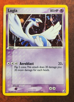 Pokemon Lugia 29/115 EX Unseen Forces Cosmos Holo Vintage - - Image 1