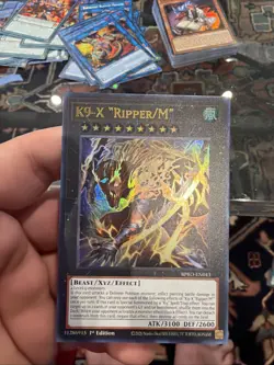 Yugioh K9 - X Ripper/M BPRO-EN043 1st Edition Ultra Rare NM In Hand - Image 1