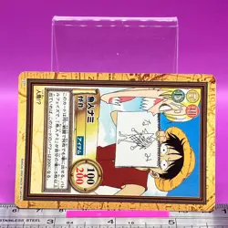 Monkey D. Luffy C224 One Piece Carddass Hyper Battle 2000 BANDAI TCG Japan #711a - Image 2