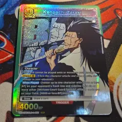 Union Arena Bleach Kenpachi Zaraki Thirteen Court Guard Holo Card 2 Cost 4000BP… - Image 1