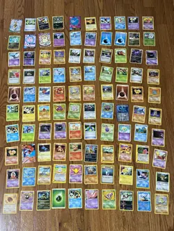 400 Pokemon cards lot Vintage/Modern Holos/Commons/rares - Most VLP/LP pokemon - Image 1
