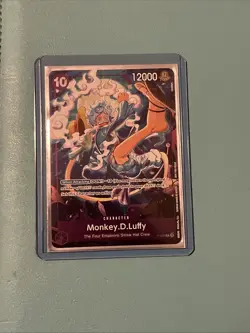 One Piece Monkey D. Luffy P-099 Promo Pack Four Emperors Card - Image 1