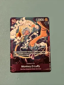 One Piece Monkey D. Luffy P-099 Promo Pack Four Emperors Card - Image 2