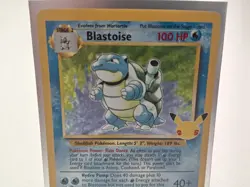 Pokemon TCG Holo Rare Blastoise Card 2/102 Celebrations Series #Live23/02 - Image 2