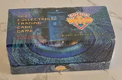Doctor Who Collectible Card Game 60 Card Starter Decks 12 Packs Sealed MMG 1996 - Image 1