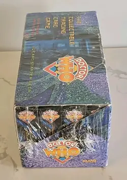 Doctor Who Collectible Card Game 60 Card Starter Decks 12 Packs Sealed MMG 1996 - Image 3