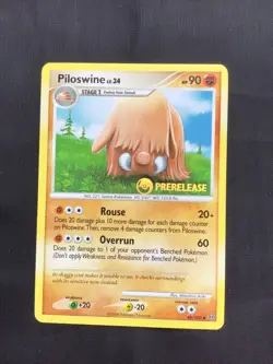 Pokemon Cards: Stormfront Prerelease: Piloswine 46/100 - Image 1