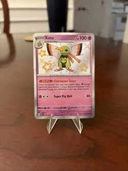 Shiny Xatu 152/091 Paldean Fates Holo Rare Pokemon Trading Card NM - Image 1