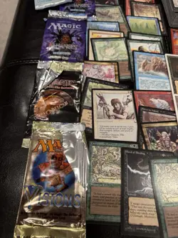 MEGA MTG Vintage Lot 800+ Cards Dark Ice Age 4th Revised Rares EMPTY PACKS - Image 4