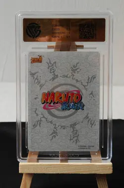 2022 CCG KaYou Naruto TCG Obito Uchiha Trading Card SR NR-BP-001 CCG 10 - Image 2
