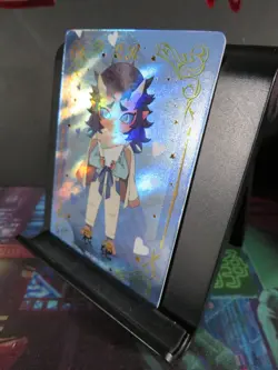 Aizetsu Hantengu QR Card Holo Glitter Demon Slayer DQ Wedding 5 CCG Set Anime - Image 2