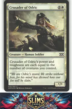 Crusader of Odric - Double Masters - MTG - Foil - #13 - NM - Image 1