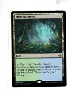 MTG SkeenAB Misty Rainforest from Modern Masters 2017. NM. - Image 1
