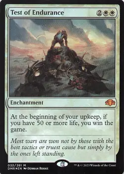 Test of Endurance Dominaria Remastered Foil - Image 1