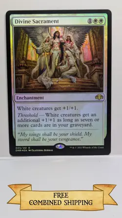 Divine Sacrament (Retro Frame) Dominaria Remastered Foil - Image 1