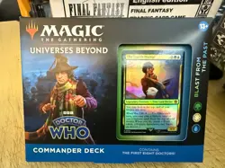 Magic the Gathering CGC: Doctor Who Commander Deck Blast From the Past Sealed - Image 1