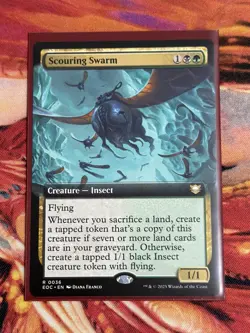 Scouring Swarm Mtg Edge Of Eternities Extended Art R 0036 - Image 4