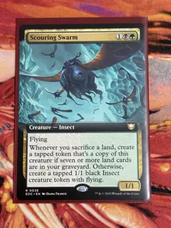 Scouring Swarm Mtg Edge Of Eternities Extended Art R 0036 - Image 5