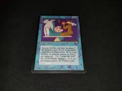 MTG 1x Revised blue rare MP French FBB Stasis - ships w/ tracking - Image 1