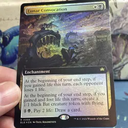 Lunar Convocation (Extended Art) #0366 Bloomburrow Foil NM - Image 3