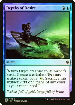 Depths of Desire - Ixalan FOIL MAGIC CARD MTG NM-MINT - Image 1