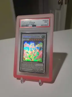 2008 YU-GI-OH! TDGS-THE DUELIST GENESIS GHOST RARE STARDUST DRAGON PSA 9 - Image 1