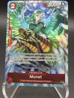 One Piece TCG Royal Blood OP10 - Monet SR Parallel Alt Art OP10-016 - Image 1