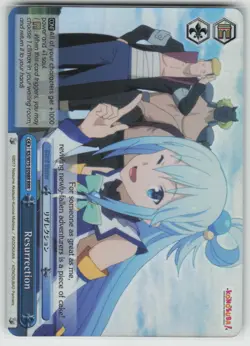 Resurrection (RRR) Triple Rare KONOSUBA Eng Weiss Schwarz - Image 1