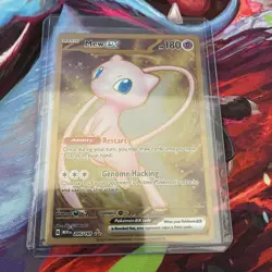 Pokemon TCG Mew EX 151 Gold Metal Promo Card 205/165 NM - Image 1