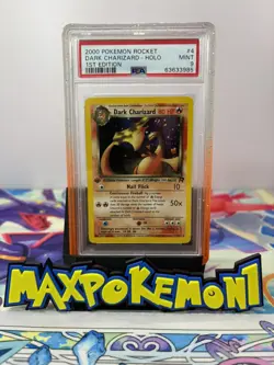 Pokemon Cards - PSA 9 holo 1st Edition Dark Charizard 4/82 - Team Rocket - Image 1