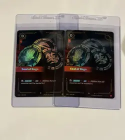 Riftbound TCG League Of Legends Origins Epic Seal of Rage 040/298 NM Card - Image 1