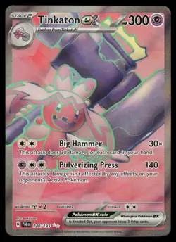 Pokemon Cards Tinkaton ex 240/193 Paldea Evolved Ultra Rare NM - Image 1