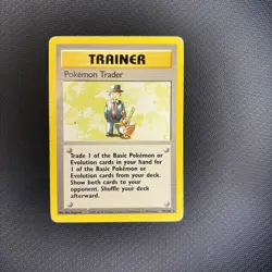Trainer Card Pokemon Trader Base Set 1999 Rare 77/102 MP COMBINED POSTAGE - Image 1