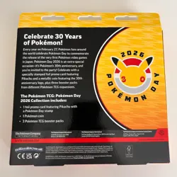 ⭐ Pokemon Day 2026 Collection - Single Box, Sealed - Pikachu Promo Card - Image 2