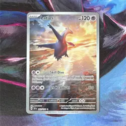 Pokemon Latios Illustration Rare Full Art SV08: Surging Sparks 203/191 Card - Image 1