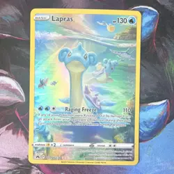 Pokemon Lapras Full Art Holo Card Crown Zenith Galarian Gallery GG05/GG70 - Image 1